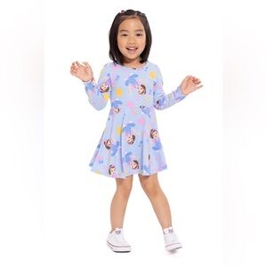Ms. Rachel Toddler Long Sleeve Print Dress NWT 3T 4T 5T